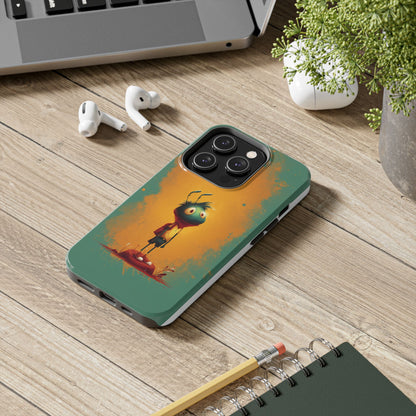 Whimsical Tough Phone Cases for Kids – Vibrant Character Design