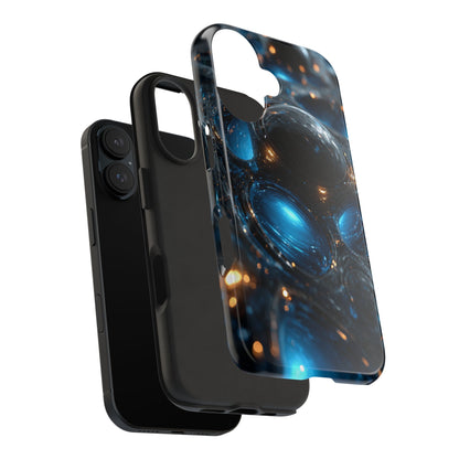  Vibrant blue patterns, futuristic edge, and shockproof protection in one perfect case.