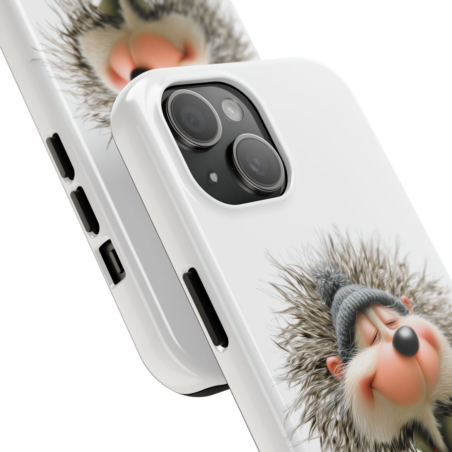 Cute Hedgehog Phone Case – Tough Protective Cover by Skipper, Fun Cartoon Animal Design