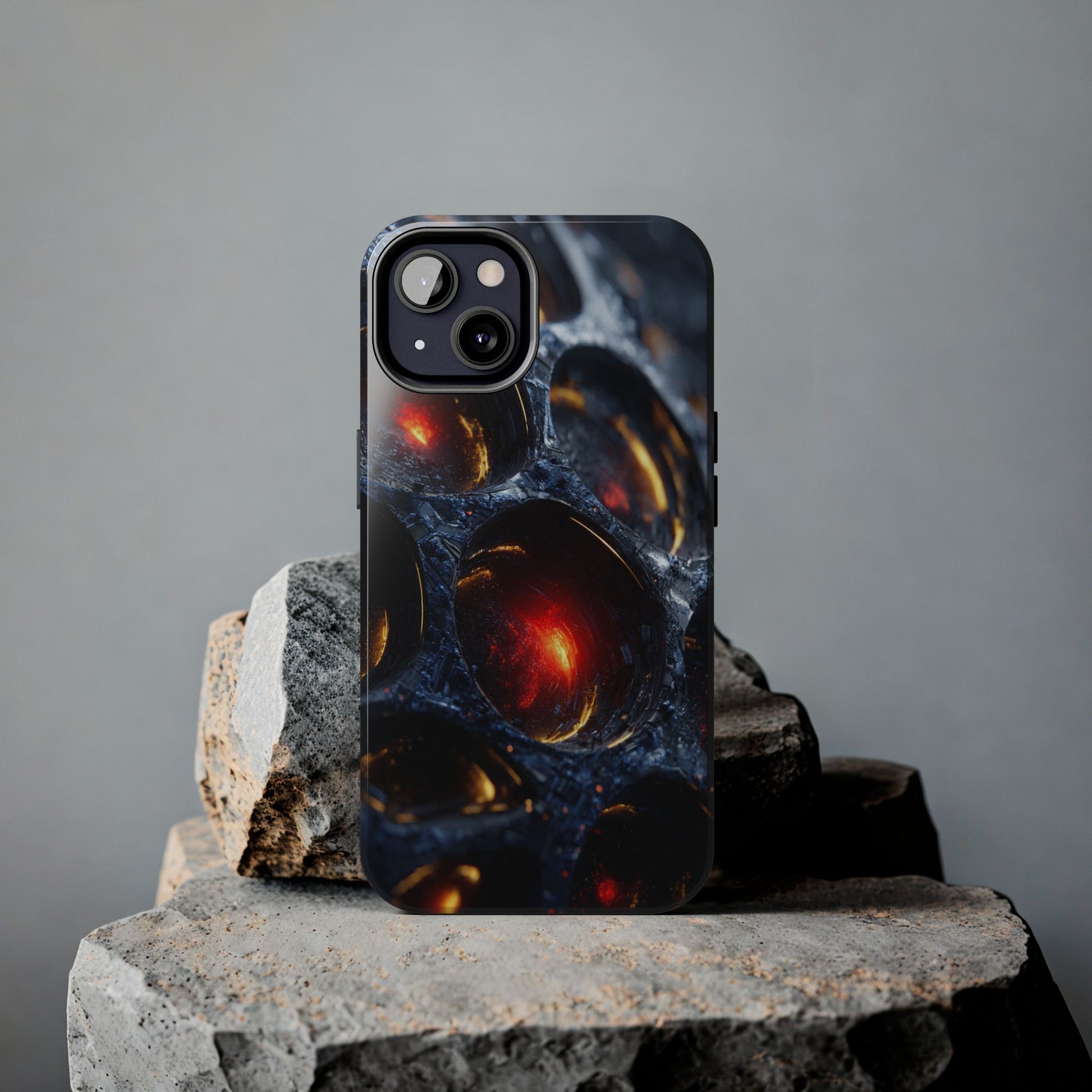 Premium textured phone case abstract design