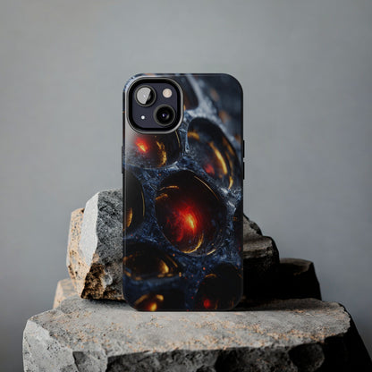 Premium textured phone case abstract design