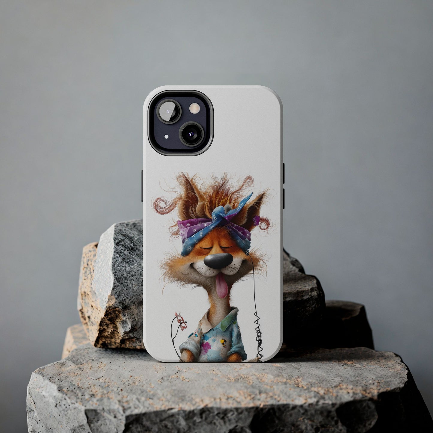 Cute Fox Art Phone Case – Tough, Quirky Wildlife Design for Animal Lovers