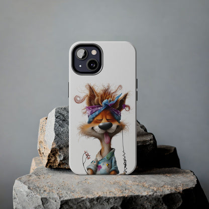 Cute Fox Art Phone Case – Tough, Quirky Wildlife Design for Animal Lovers