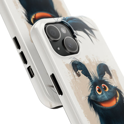 Whimsical Monster Tough Phone Case - Durable Protection for Fun-Loving Individuals