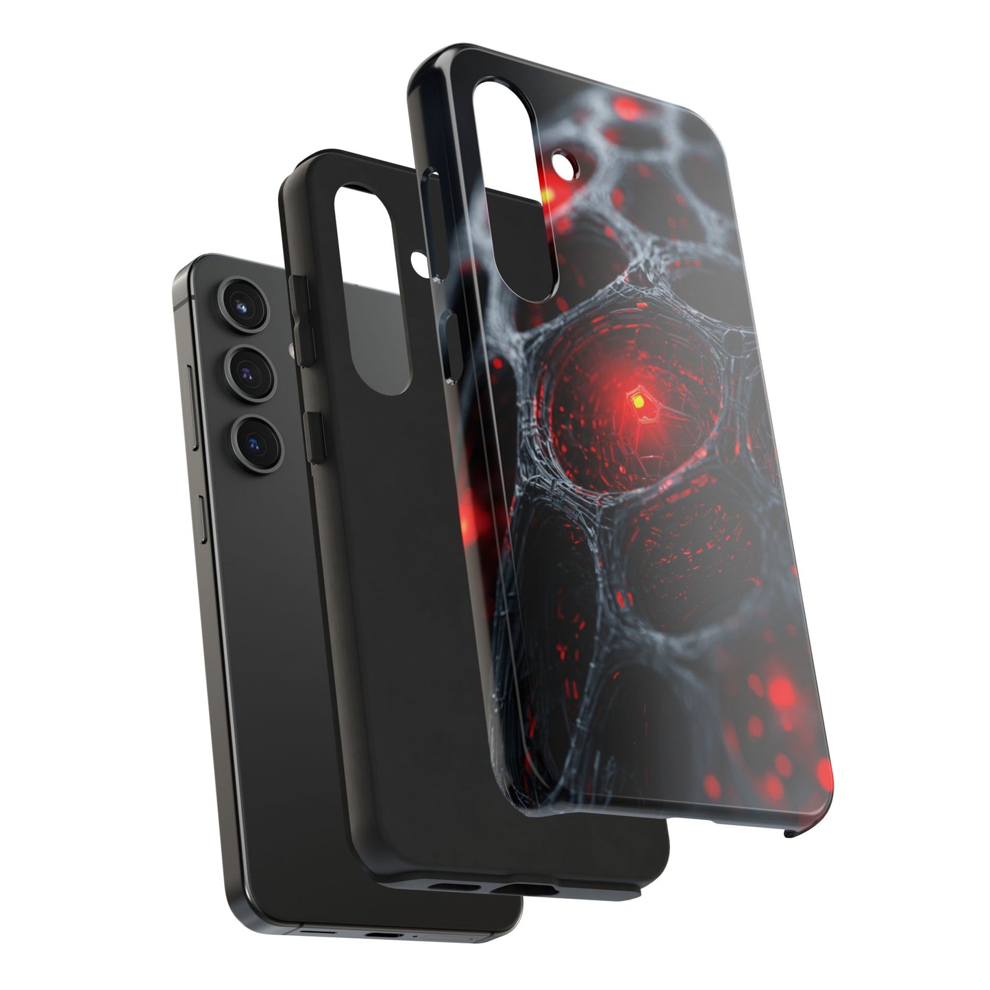  A bold red statement with dual-layer protection for your mobile device.