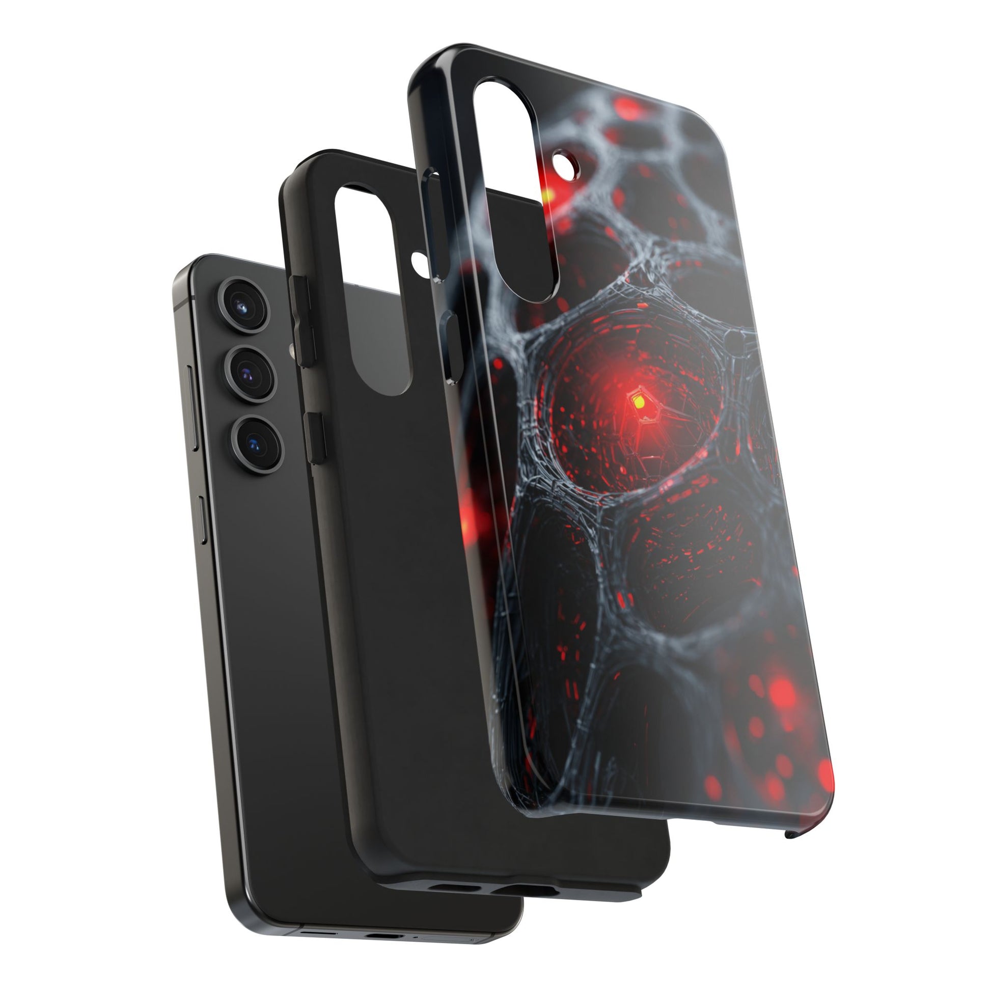  A bold red statement with dual-layer protection for your mobile device.