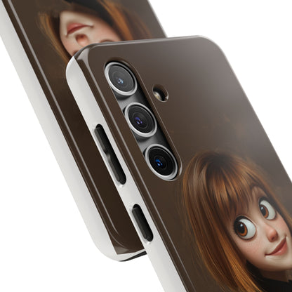 Cute Cartoon Character Tough Phone Case - Durable & Stylish Protection