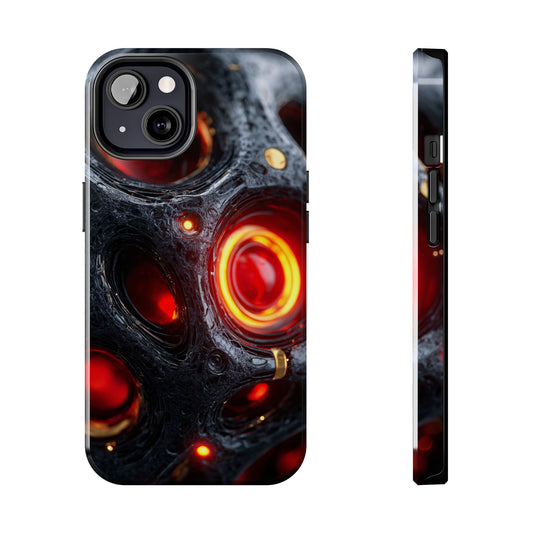 Futuristic tough phone case with sci-fi design by Skipper