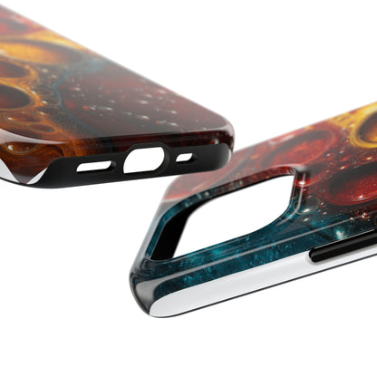 Vibrant Abstract Tough Phone Case - Durable and Stylish Protection