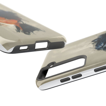 Artistic Tough Phone Case – Unique Portrait Design for Creatives