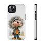 Cute Hedgehog Phone Case – Tough Protective Cover by Skipper, Fun Cartoon Animal Design