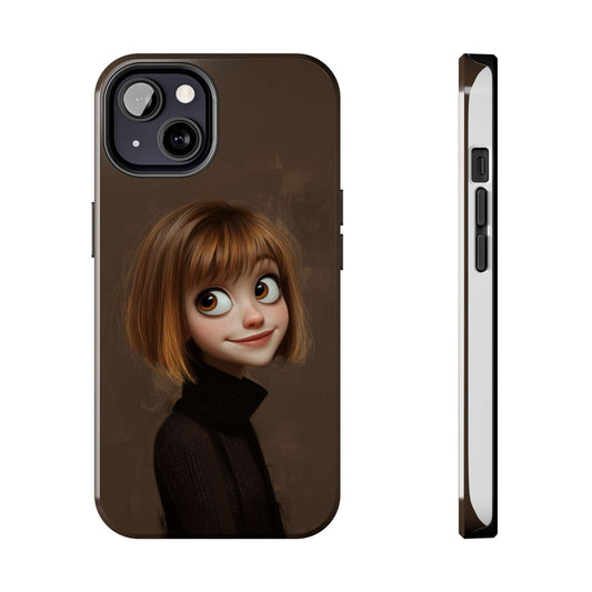Cute Cartoon Character Tough Phone Case - Durable & Stylish Protection