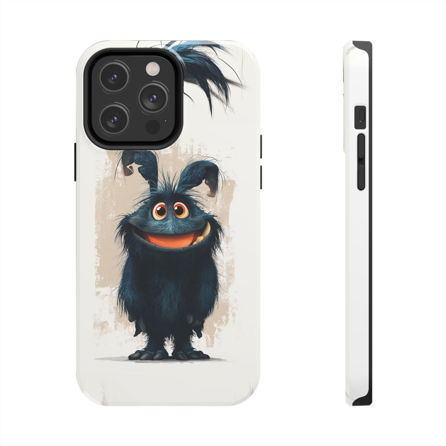 Whimsical Monster Tough Phone Case - Durable Protection for Fun-Loving Individuals