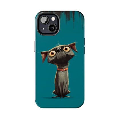 Cute Dog Tough Phone Case - Durable Protection for Pet Lovers