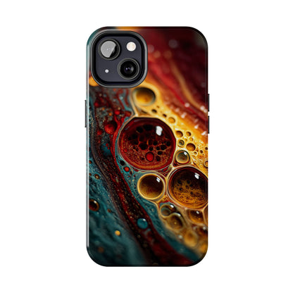 Vibrant Abstract Tough Phone Case - Unique Art for Stylish Protection