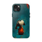 Whimsical Dog Tough Phone Case - Perfect for Pet Lovers!