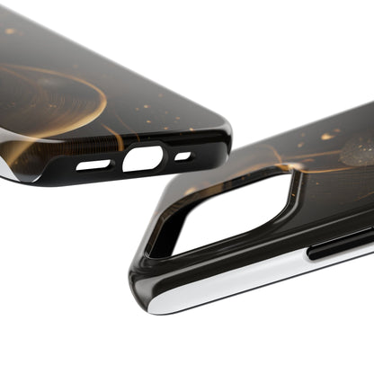 Elegant Abstract Galaxy Tough Phone Case - Perfect for Cosmic Art Lovers