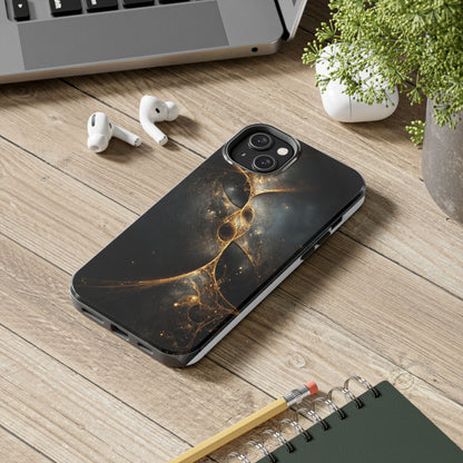 Galactic Elegance Tough Phone Case - Premium Protection for Cosmic Lovers