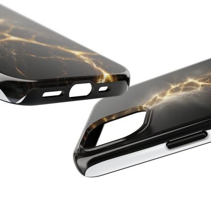 Lightning Bolt Tough Phone Case - Durable & Stylish Protection