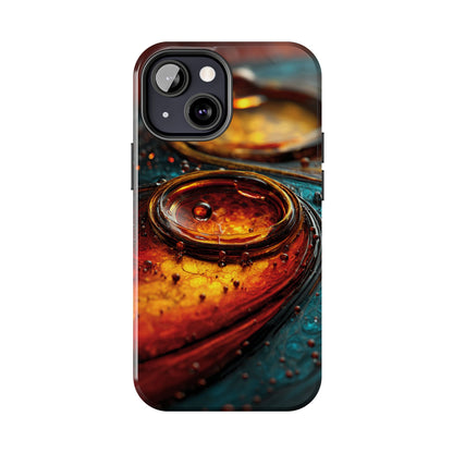 Artistic Tough Phone Case – Abstract Colorful Design for Unique Protection