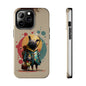 Whimsical Pet-Inspired Tough Phone Case - Perfect for Animal Lovers