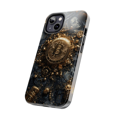 Bitcoin Wallet Art Tough Phone Case by Skipper – Premium Cryptocurrency Accessory
