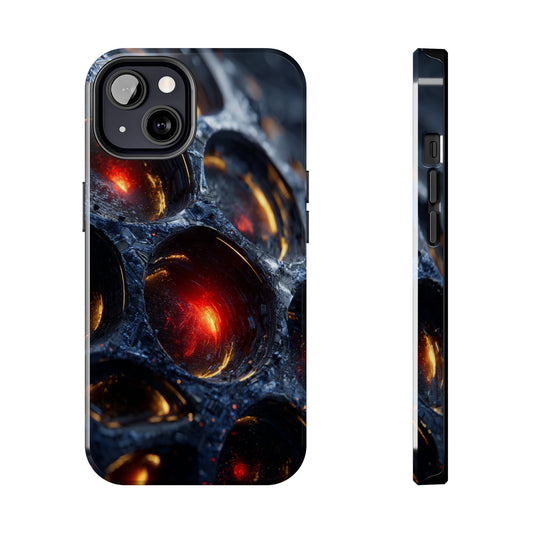 Textured tough phone case by Skipper flat lay