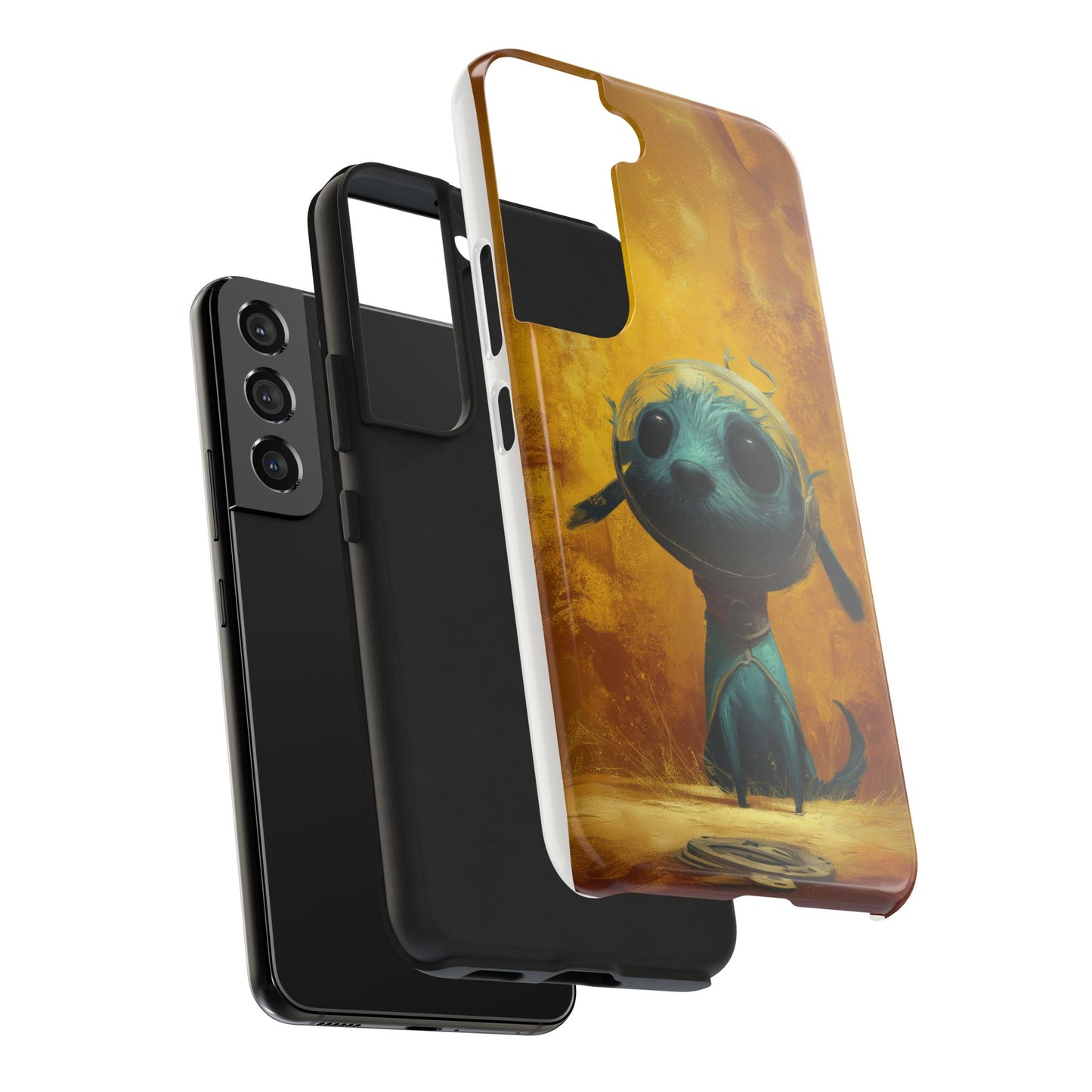 Cute Dog Art Tough Phone Case - Stylish & Protective