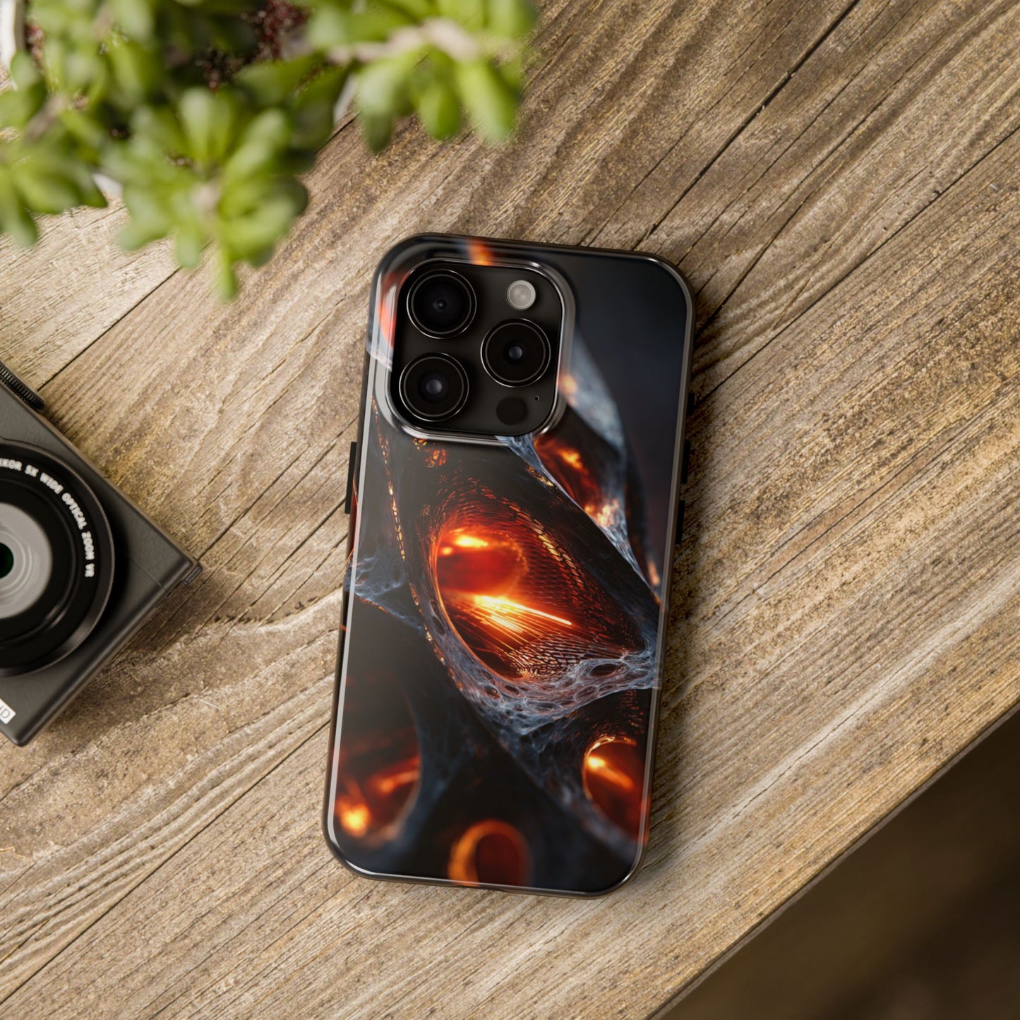 Discover Futuristic Tough Phone Cases offering durable sci-fi protection and unique designs. Great Halloween tech gift for phone accessory lovers.
