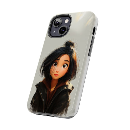 Artistic Tough Phone Case - Unique Design for Creative Souls