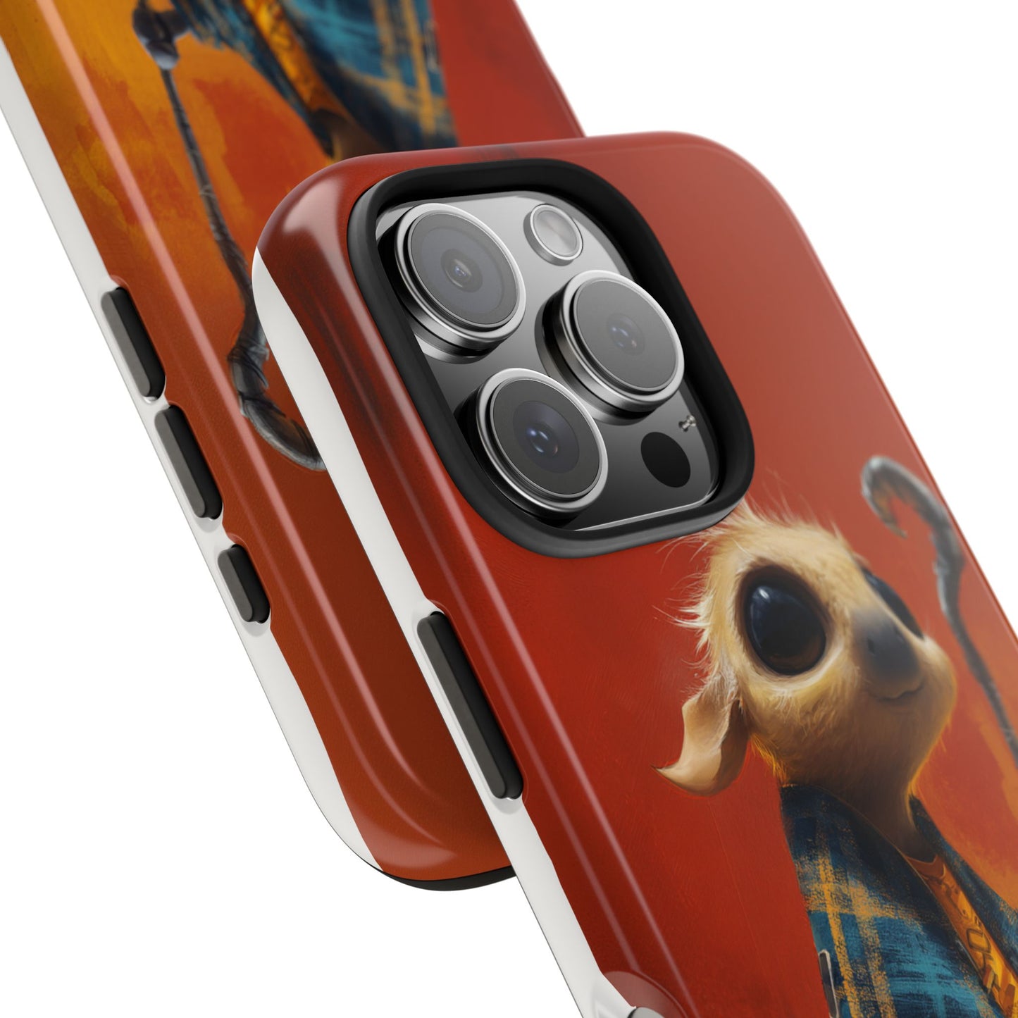 Whimsical Tough Phone Case - Cute Character Design for Kids & Adults