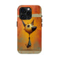 Whimsical Dog Art Tough Phone Case - Fun & Stylish Pet Lover Gift