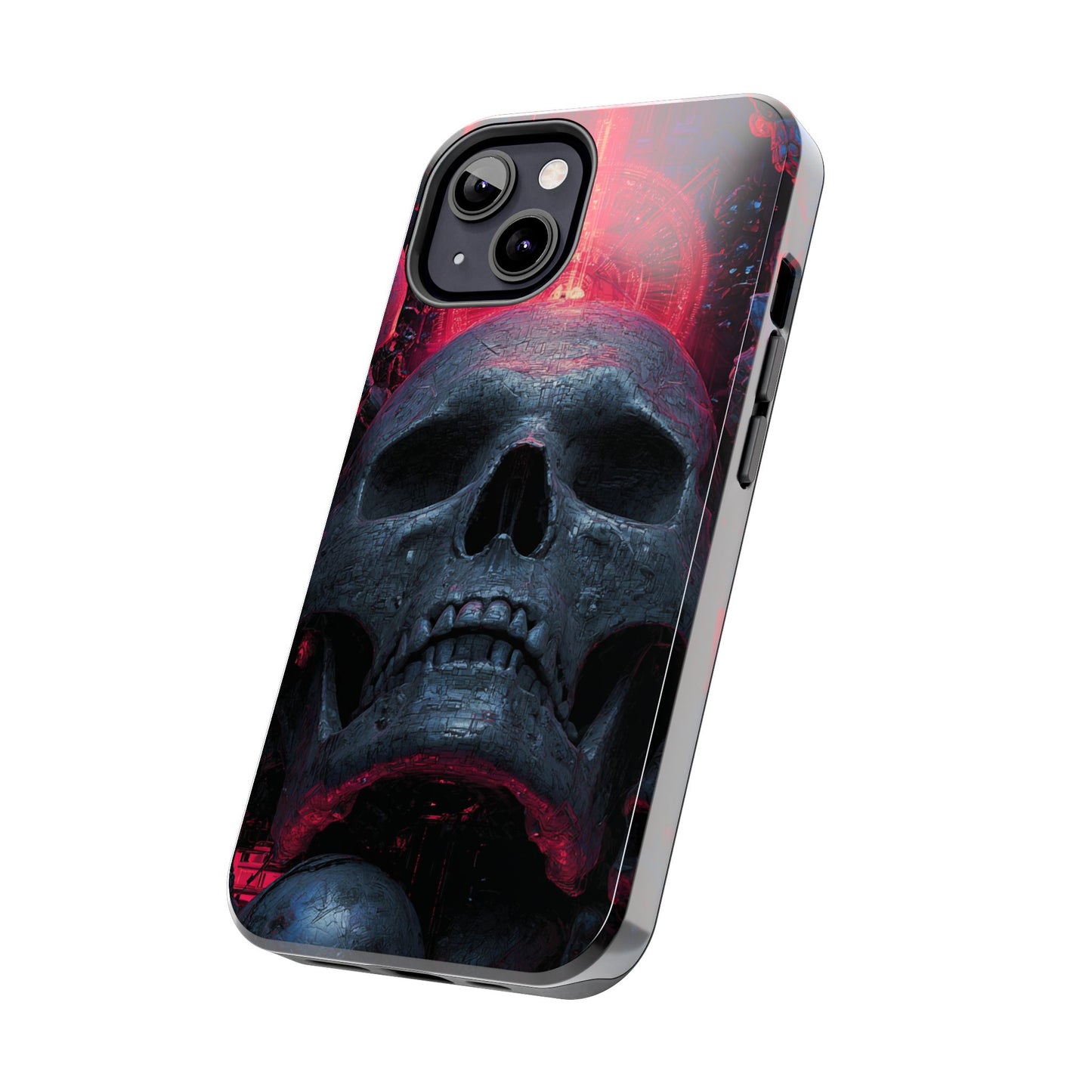 Dark Skull Tough Phone Case | Gothic Protection for Him