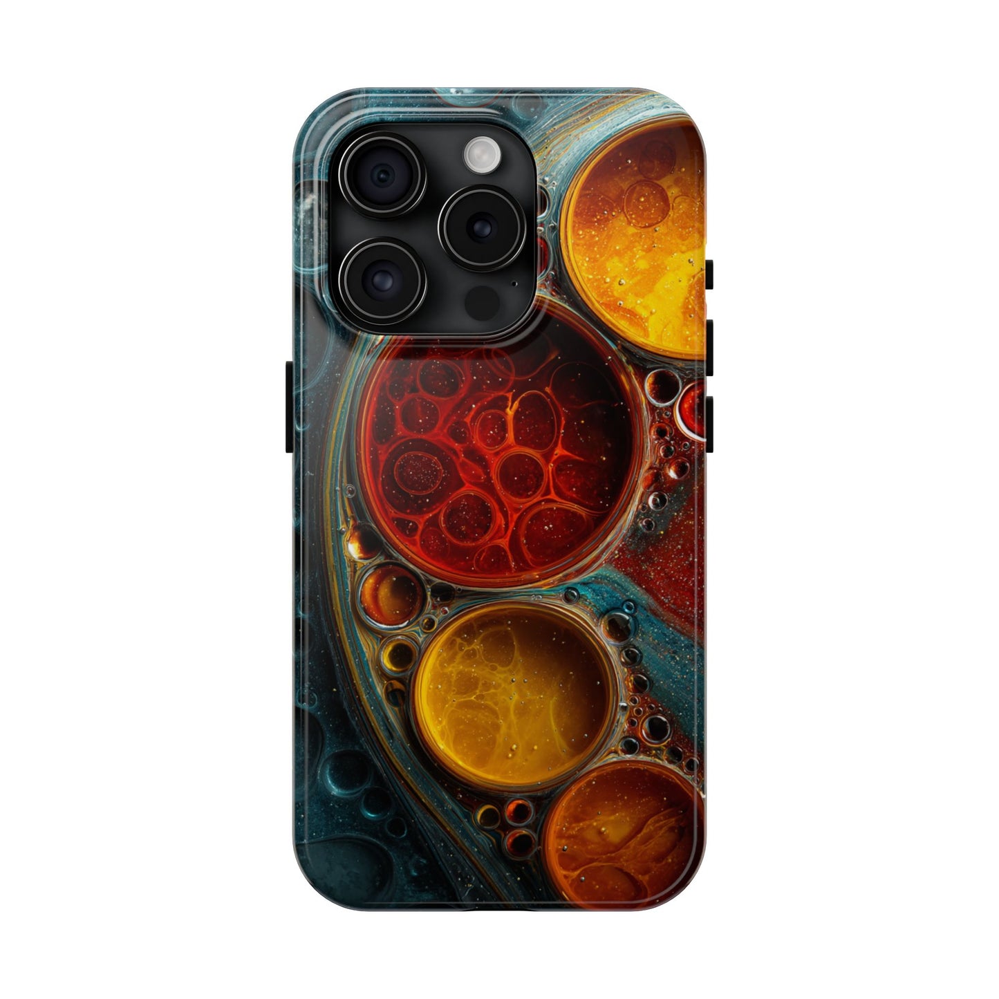 Vibrant Abstract Tough Phone Case - Durable Protection with Artistic Design