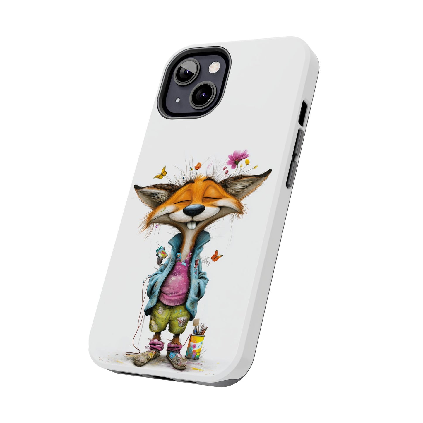 Whimsical Fox Tough Phone Case | Cute Animal Cover by Skipper