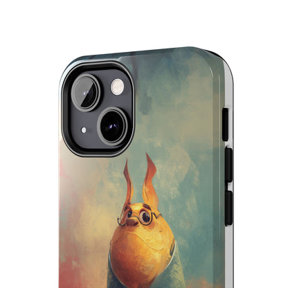 Animal Art Tough Phone Cases, Cute Character Phone Protector, Unique Cartoon Phone Cover, Fun Gift for Kids, Birthday or Holiday Present
