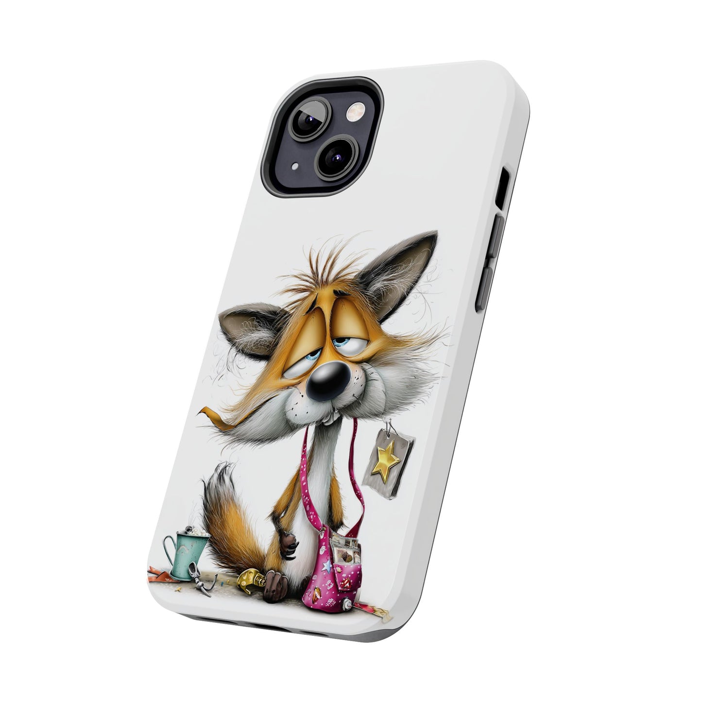 Funny Fox Phone Case – Tough, Fun Animal Accessory for Kids & Animal Lovers