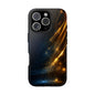 Galaxy Glitter Tough Phone Case - Shockproof Protection for iPhone