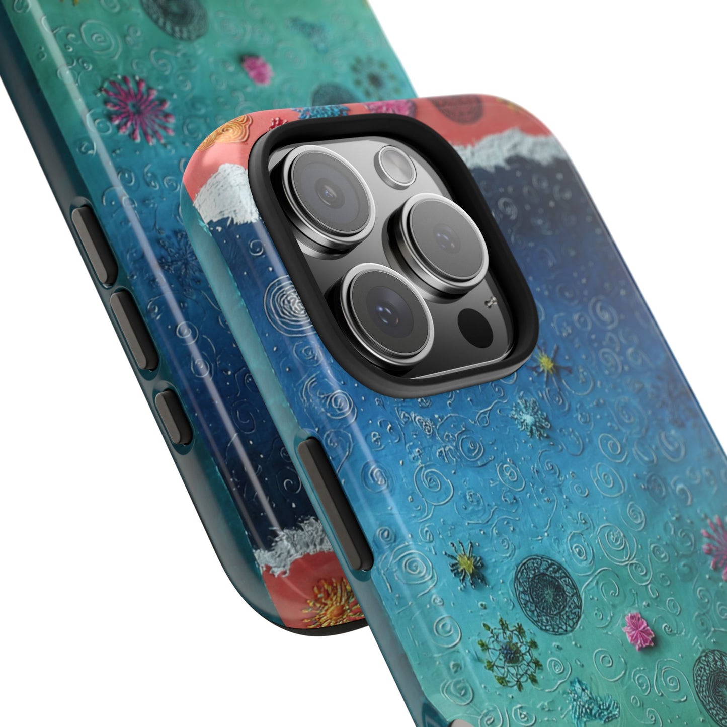 Vibrant Tough Phone Cases, Colorful Smartphone Accessories, Unique Phone Cover, Gift for Her, Artsy Tech Gear, Summer Vibe