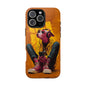 Dog with Pink Sunglasses and Headphones Tough Phone Case