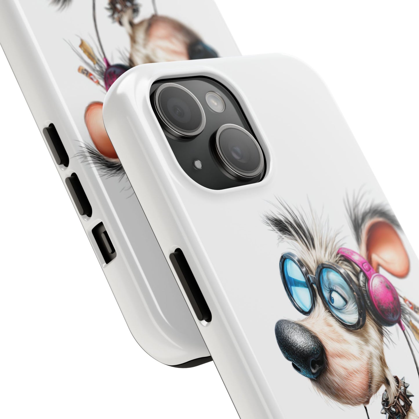 Playful Dog-Themed Tough Phone Case by Skipper – Premium Art for Pet Lovers