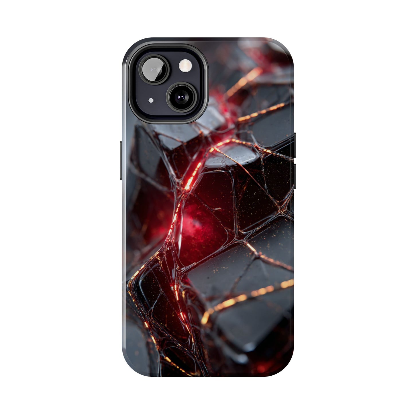 Edgy Tough Phone Cases with Dark Texture Design, Durable iPhone Covers, Unique Phone Accessories, Gift for Tech Lovers, Protective Cases