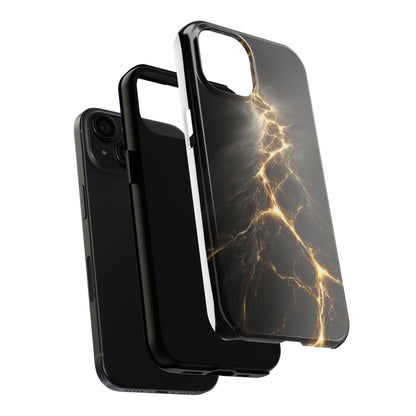 Lightning Bolt Tough Phone Case - Durable & Stylish Protection