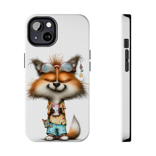 Cute Fox Phone Case – Whimsical Animal Art, Tough Protection, Perfect Gift for Animal Lovers
