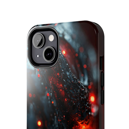 Bold Abstract Tough Phone Case - Unique Design for Tech Lovers, Gift for Him or Her, Stylish Protection, Modern Phone Cover