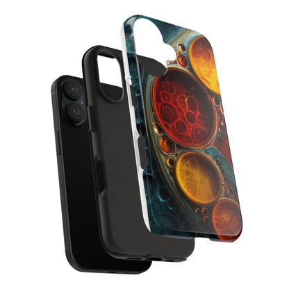 Vibrant Abstract Tough Phone Case - Durable Protection with Artistic Design
