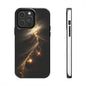 Cosmic Glow Tough Phone Case - Galaxy Design for Sci-Fi Lovers