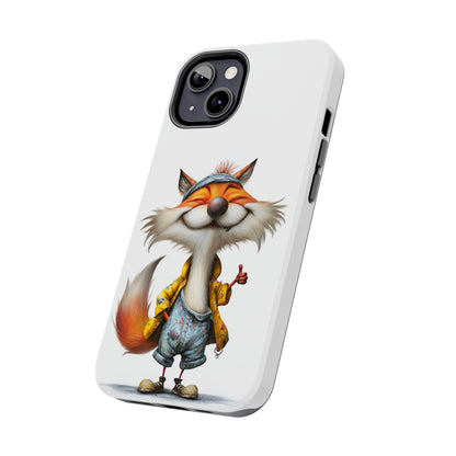 Playful Fox Tough Phone Case | Cute Cartoon Animal Cover by Skipper