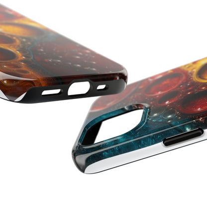 Vibrant Abstract Tough Phone Case - Durable and Stylish Protection