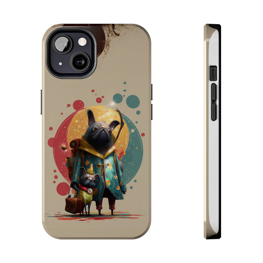 Whimsical Pet-Inspired Tough Phone Case - Perfect for Animal Lovers